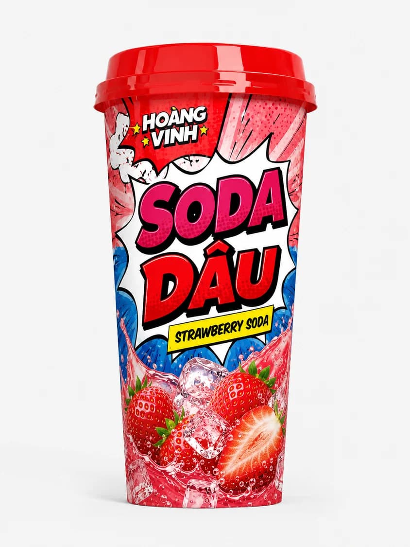Soda Dâu Hoàng Vinh