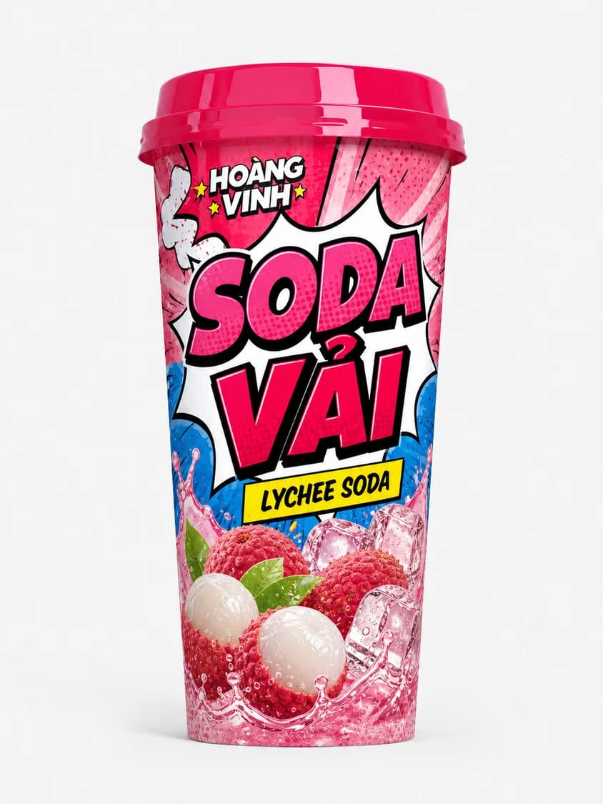 Soda Vải Hoàng Vinh