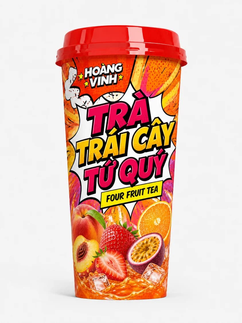 Trà Trái Cây Tứ Quý Hoàng Vinh
